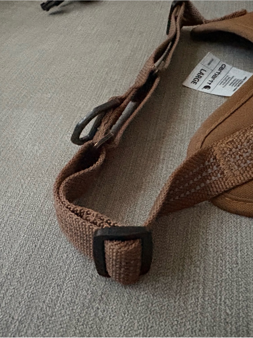 Carhartt Workwear Dog Harness — Carhartt Brown with Tan Webbing - Picture 3 of 9